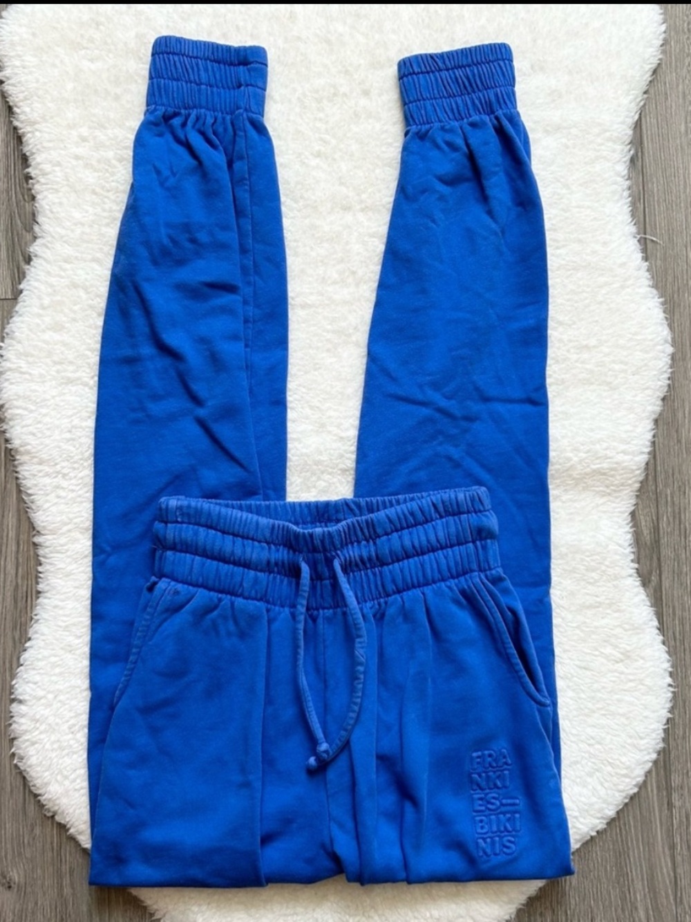 Frankie’s Bikinis Colbalt Blue Sweatpants